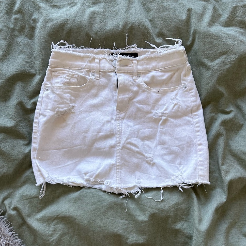 Express white denim skirt - 00